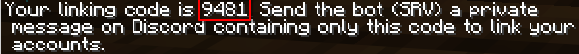 /discord link gives you a code